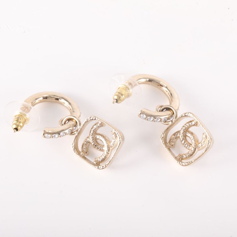 CHANEL 合金耳環耳環-4