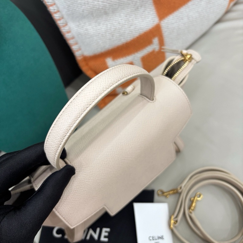 Celine 米色nano belt鯰魚包-7