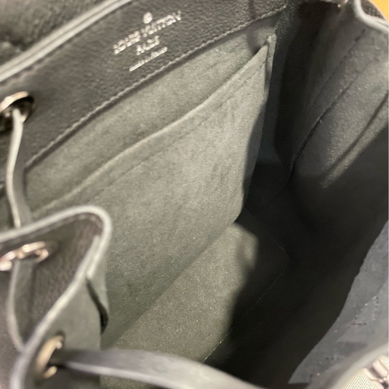 LV Lockme 銀扣 小牛皮 背包雙肩包 女款 黑色 尺寸26x22附件防塵袋-7