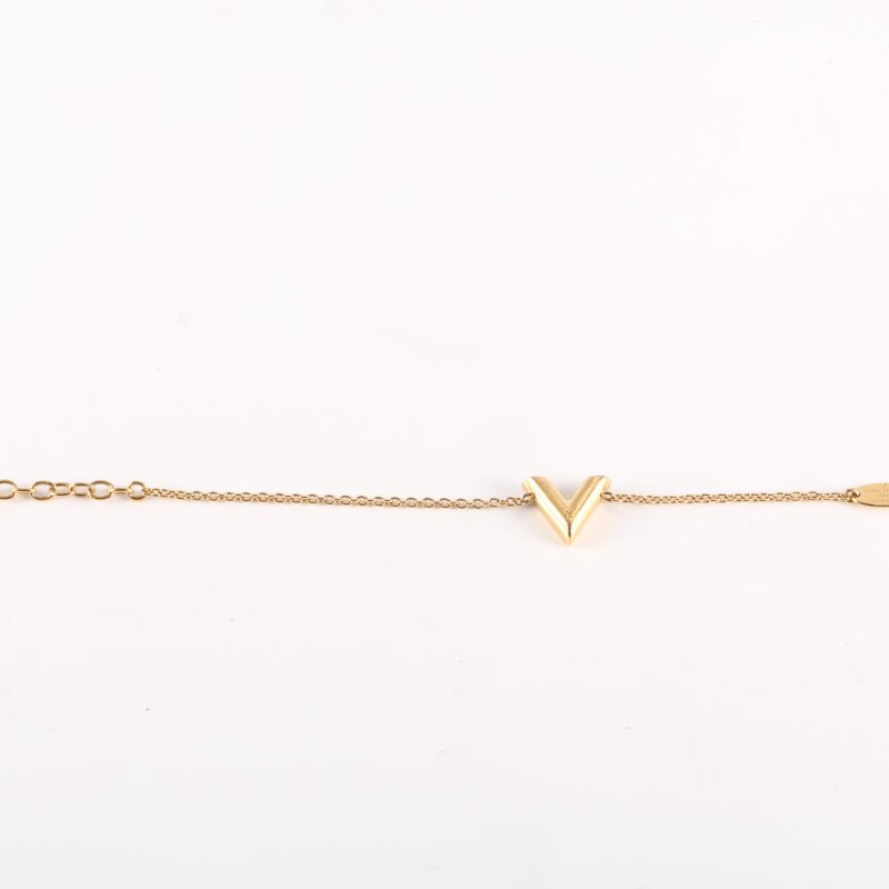 LOUIS VUITTON LV&ME字母V手鏈合金S-M碼手鍊／手環-2