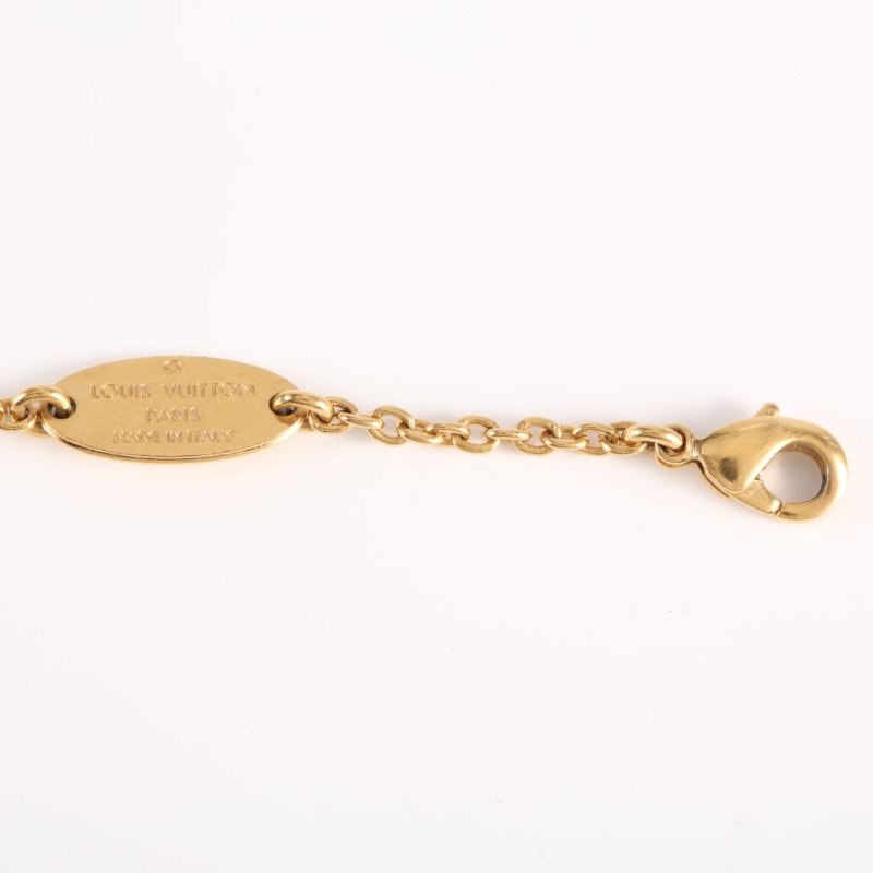 LOUIS VUITTON LV&ME字母V手鏈合金S-M碼手鍊／手環-3