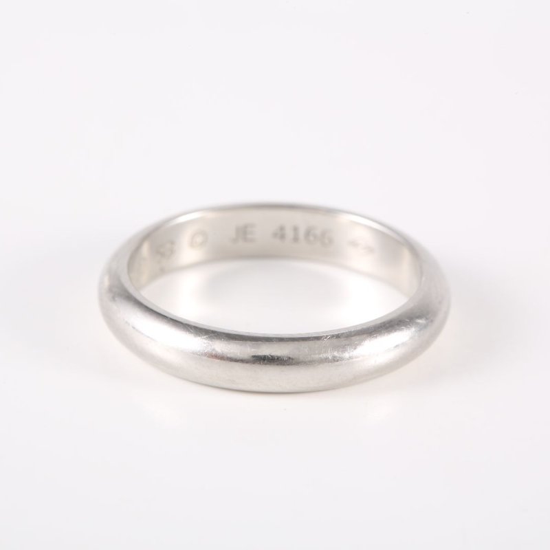Cartier pt950鉑金素圈戒指53戒指-3