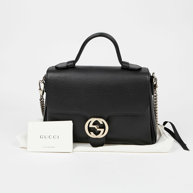 GUCCI 互扣式頂部手把手提單肩包 510302-0