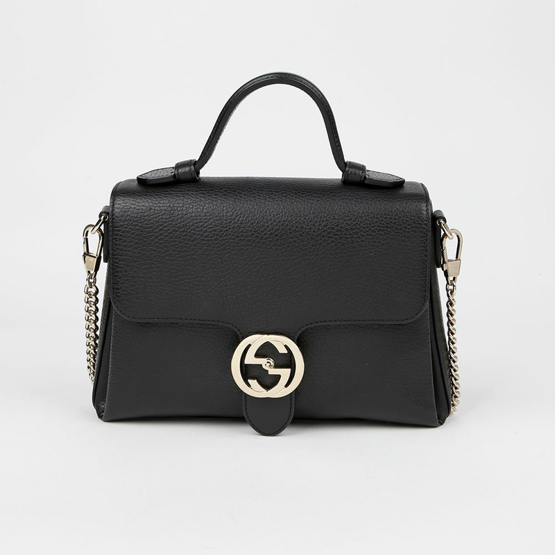 GUCCI 互扣式頂部手把手提單肩包 510302-1