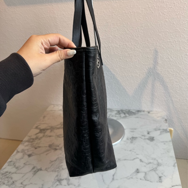 Gucci黑色壓紋托特包👜 超輕✨-2