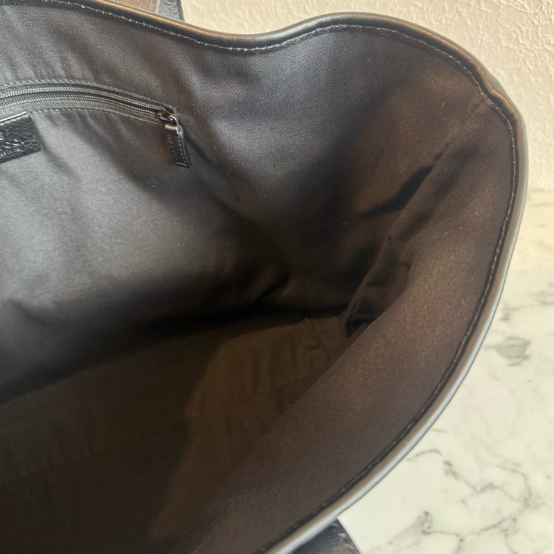 Gucci黑色壓紋托特包👜 超輕✨-12