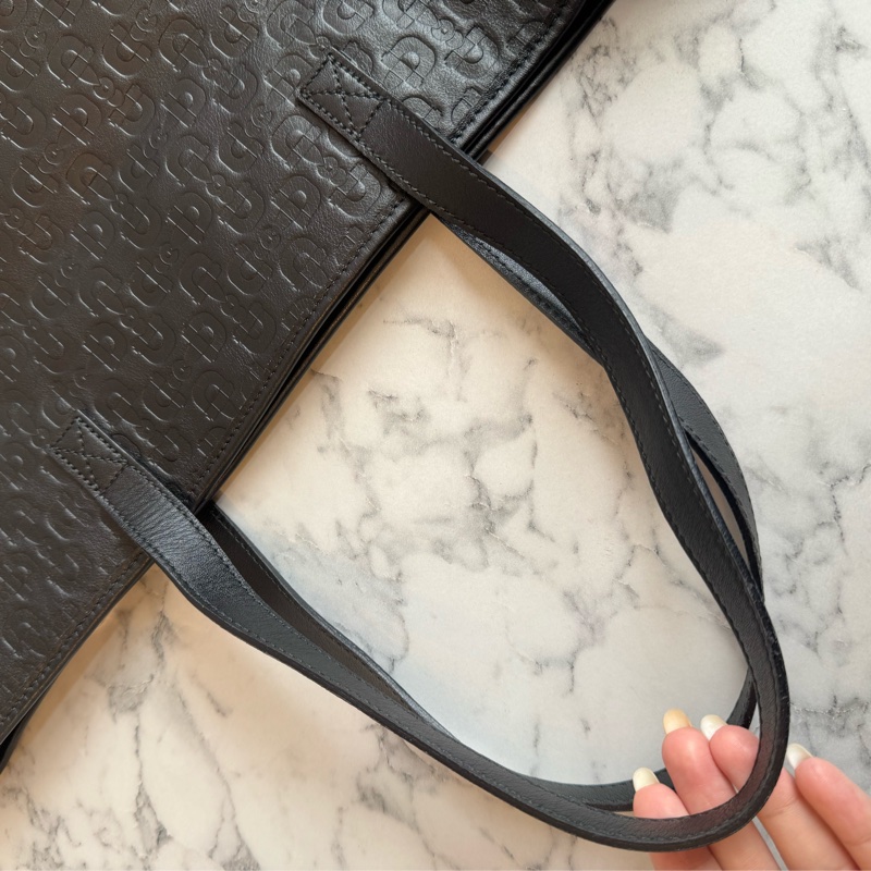 Gucci黑色壓紋托特包👜 超輕✨-28