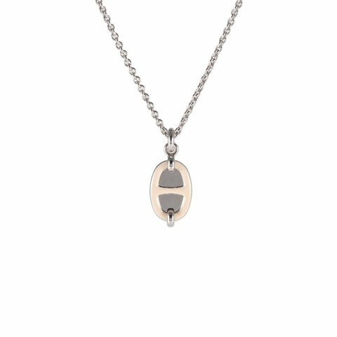 HERMES 合金MiniMaillon豬鼻子項鏈小號項鍊