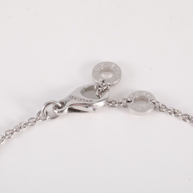 BVLGARI B.ZERO1小蠻腰手鏈滿鑽18K白金/鑽石S-M碼白金鑽石/18K手鍊／手環-1