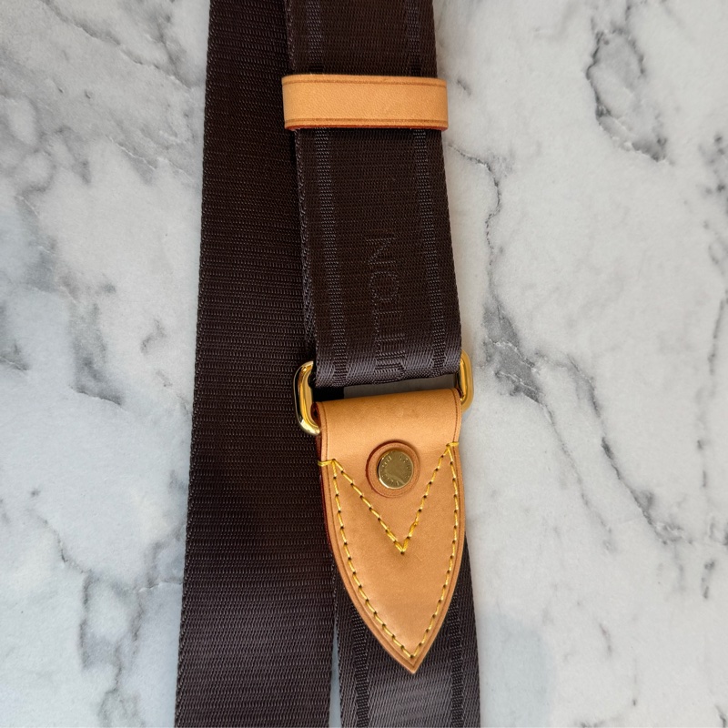 LV咖色金釦背帶  可調長度✨-5