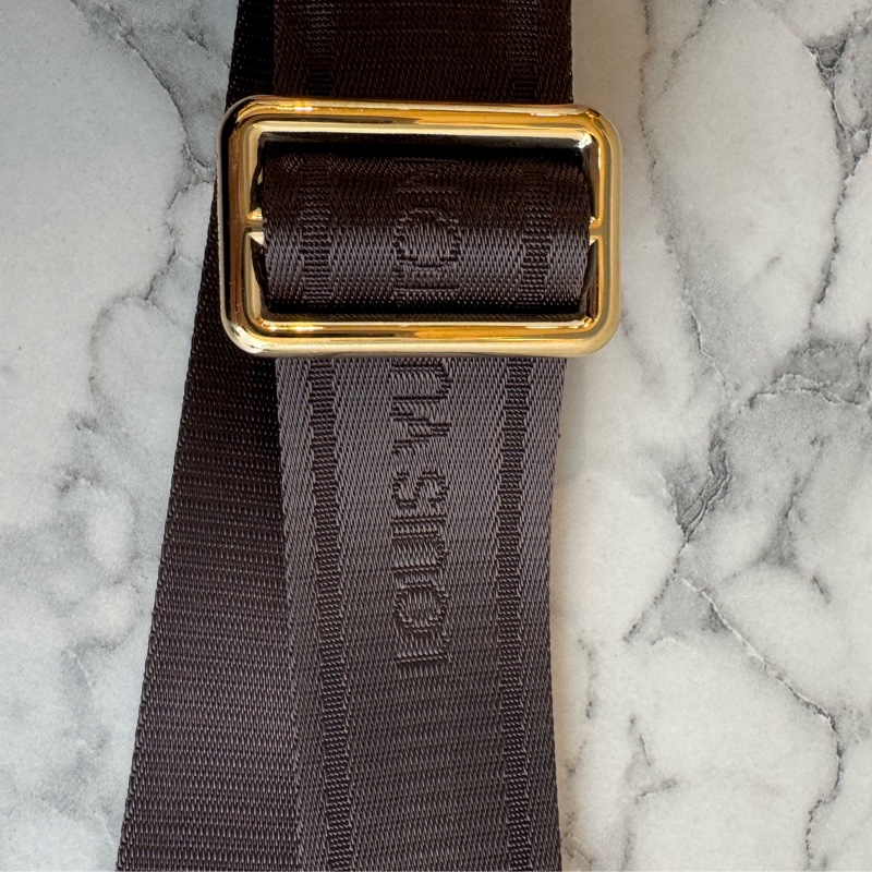 LV咖色金釦背帶  可調長度✨-6