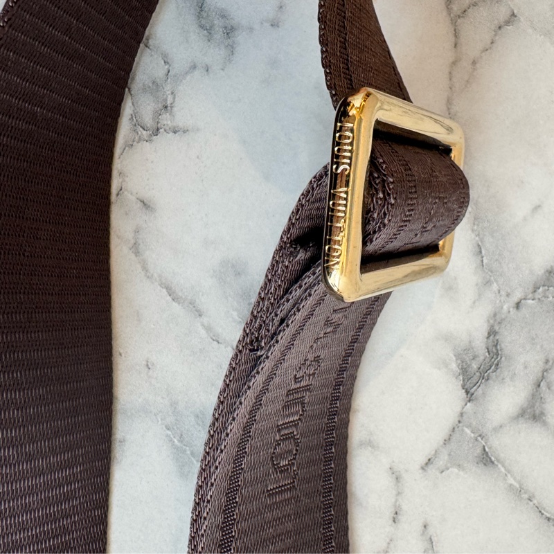 LV咖色金釦背帶  可調長度✨-7