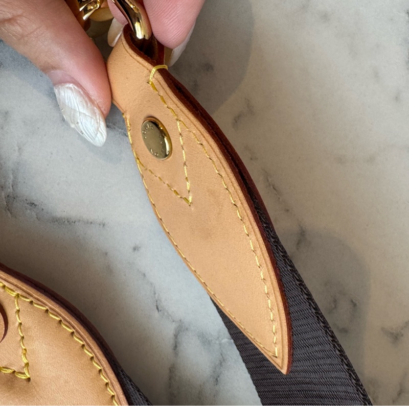 LV咖色金釦背帶  可調長度✨-13