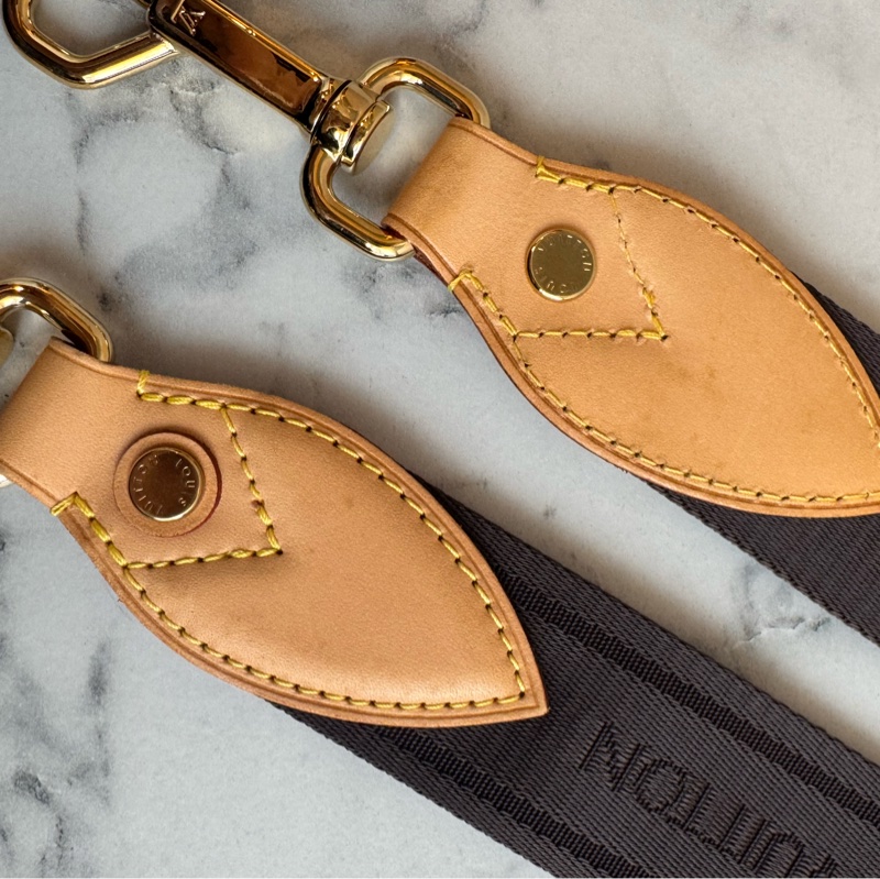 LV咖色金釦背帶  可調長度✨-18