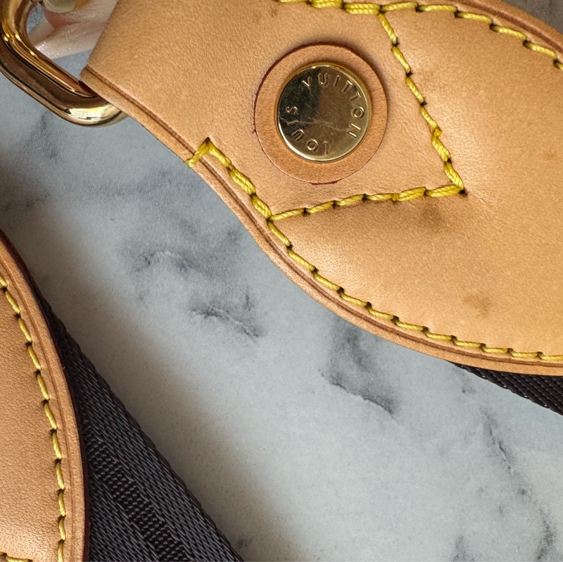 LV咖色金釦背帶  可調長度✨-20