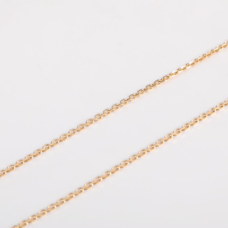 Van Cleef & Arpels VintageAlhambra中號單花項鏈新扣18K黃金/縞瑪瑙項鏈黃金項鍊-3