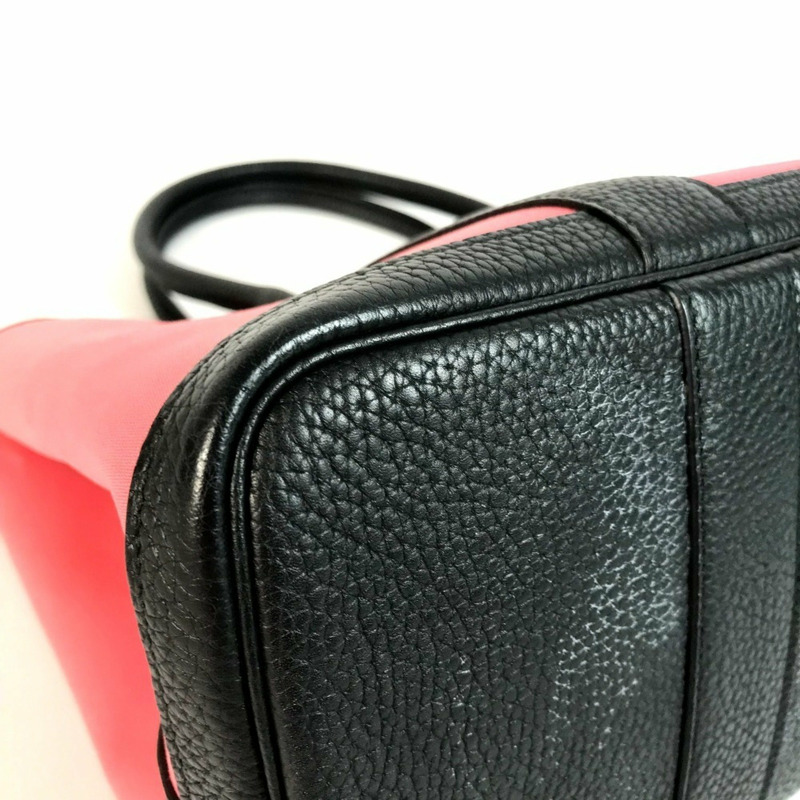 愛馬仕 Garden Party PM Toile Officier 雙色手提包、單肩包、托特包，皮革材質，女士，粉紅色-8