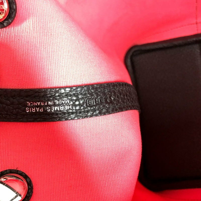 愛馬仕 Garden Party PM Toile Officier 雙色手提包、單肩包、托特包，皮革材質，女士，粉紅色-13