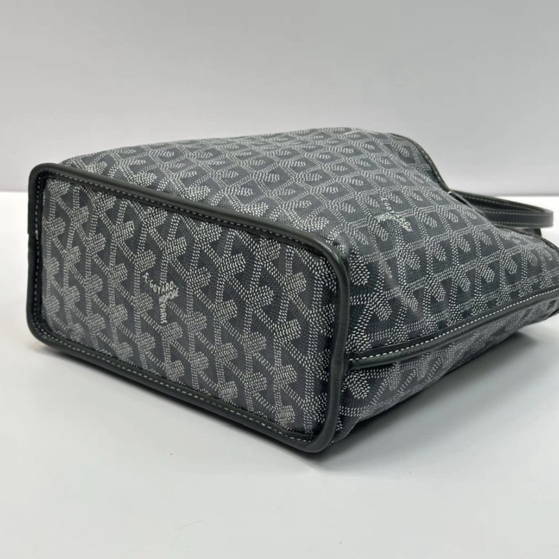 GOYARD Y字老花灰色mini托特包 21.5*20.5*10 全新閒置配件塵袋-4