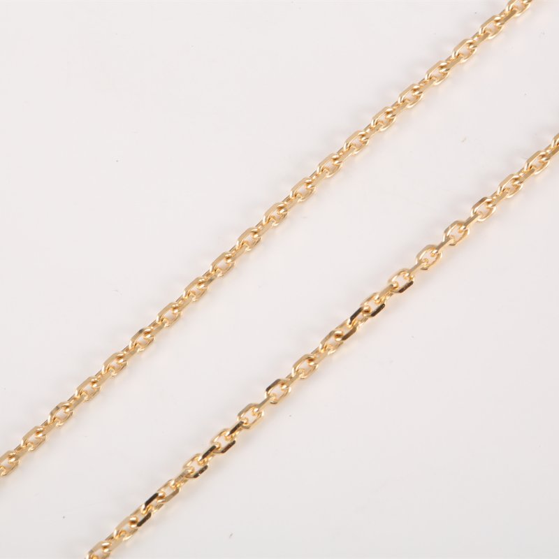 Van Cleef & Arpels VintageAlhambra中號單花項鏈新扣18K黃金/虎眼石項鏈黃金項鍊-3