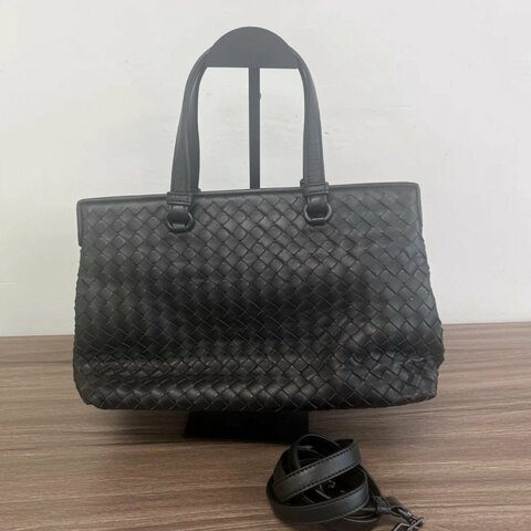 BV 編織托特手提肩背斜背包 30*20*16 98新配件塵袋