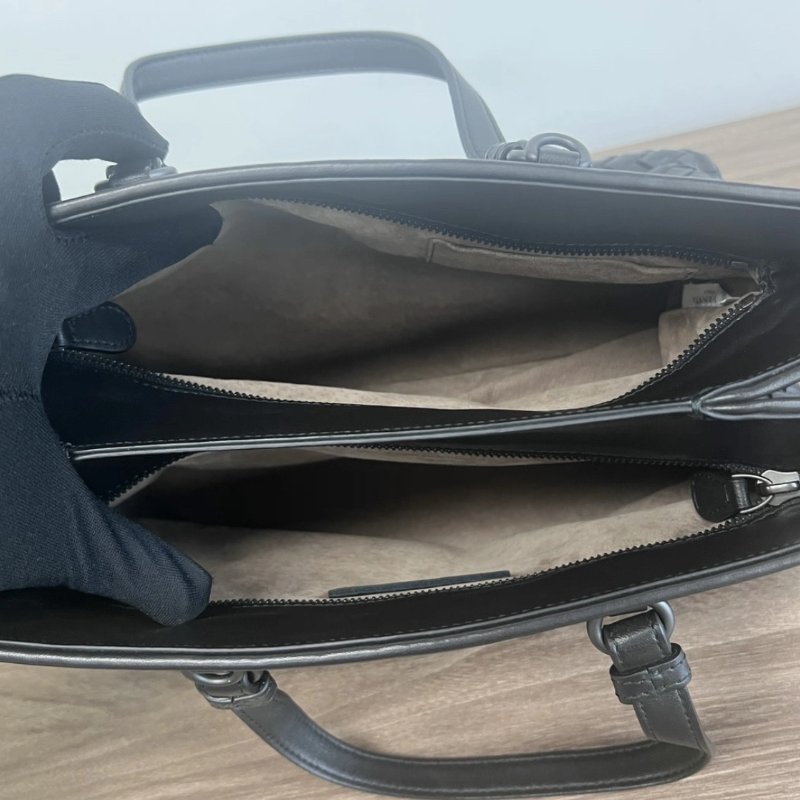 BV 編織托特手提肩背斜背包 30*20*16 98新配件塵袋-1