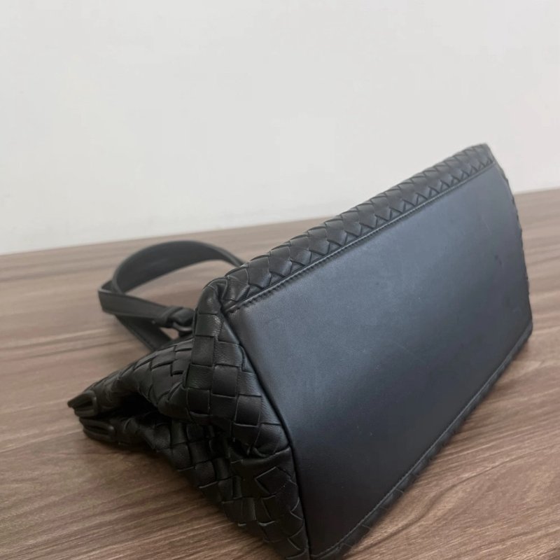 BV 編織托特手提肩背斜背包 30*20*16 98新配件塵袋-2