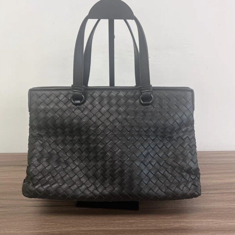 BV 編織托特手提肩背斜背包 30*20*16 98新配件塵袋-5