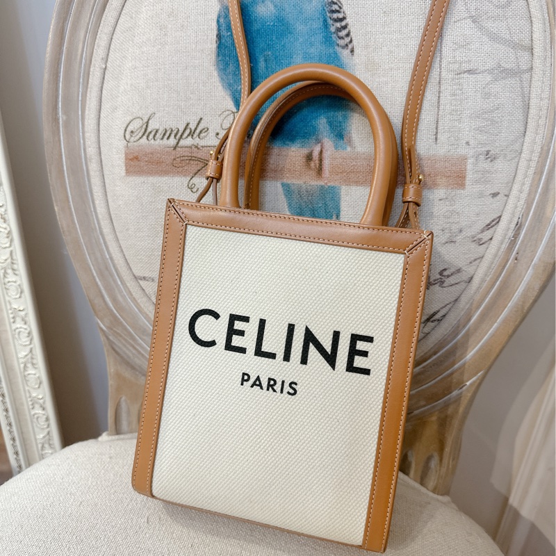 Celine Mini Cabas Vertical 迷你款托特手提肩背包/1100P572-0