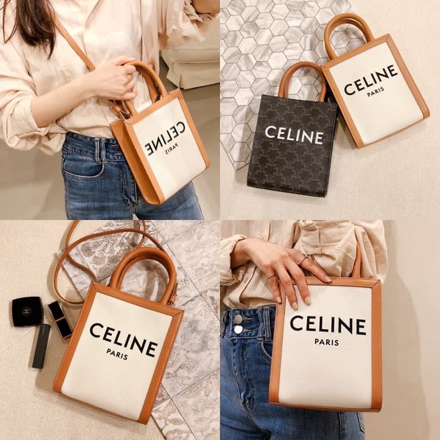 Celine Mini Cabas Vertical 迷你款托特手提肩背包/1100P572-3