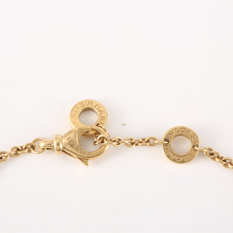 BVLGARI B.ZERO1小彈簧手鏈18K黃金S-M碼黃金手鍊／手環-1