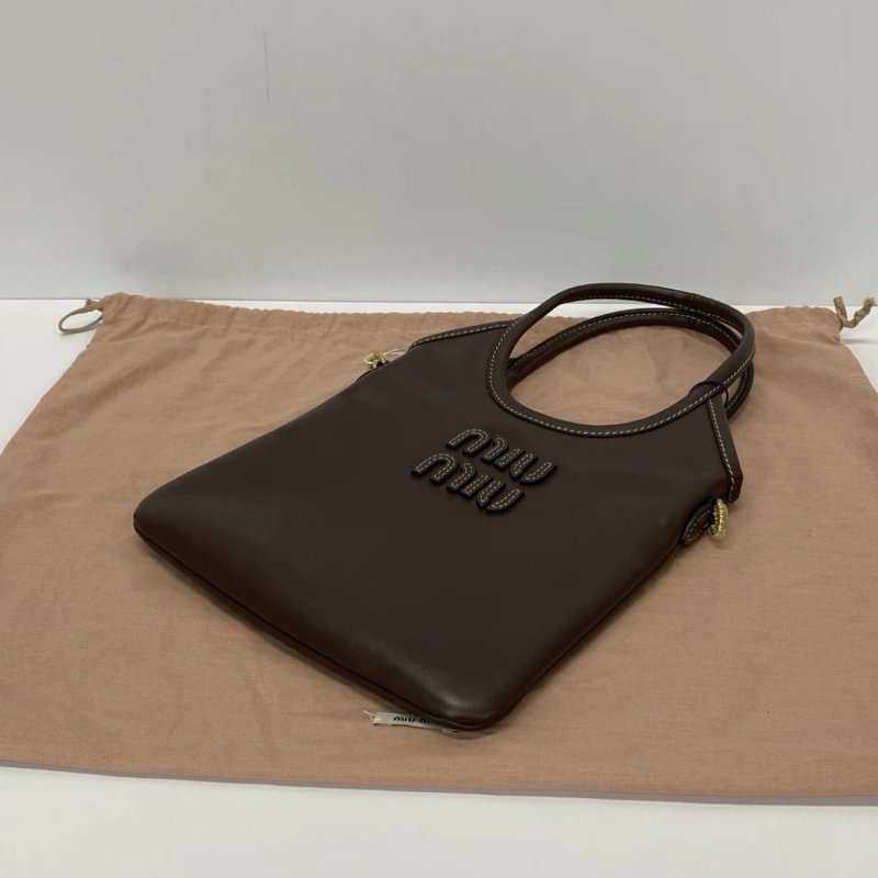 MIUMIU ivy石楠木色mini hobo手提肩背包 20*24 99新配件塵袋-2