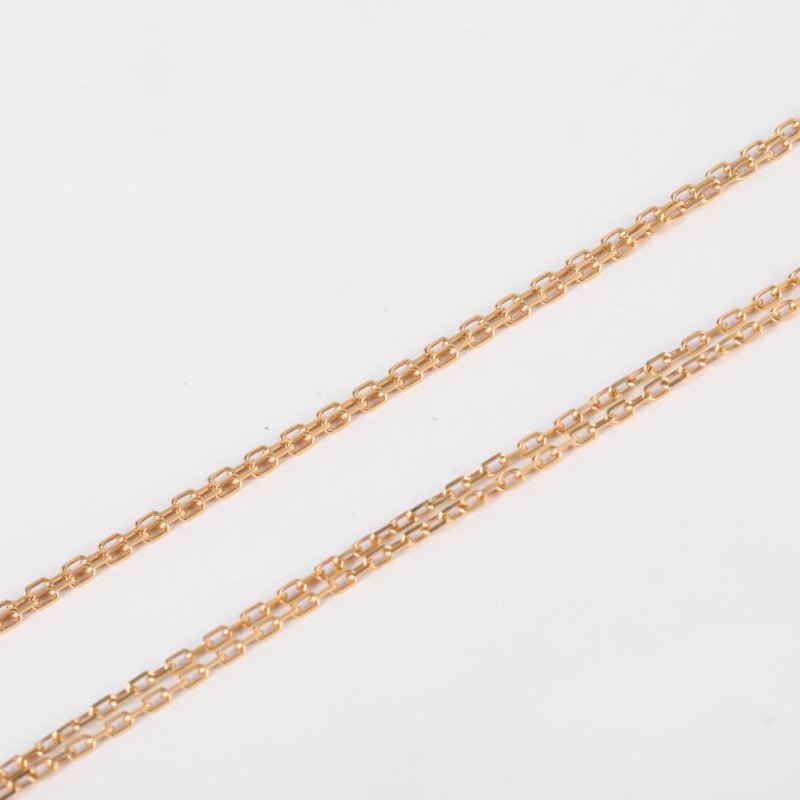 Cartier LOVE兩鑽圓餅項鏈18K玫瑰金/鑽石項鏈玫瑰金項鍊-3