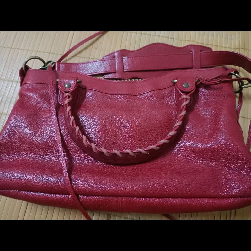 Balenciaga 巴黎世家機車包 103208 有使用痕跡 一點點掉漆 不影響外觀-1