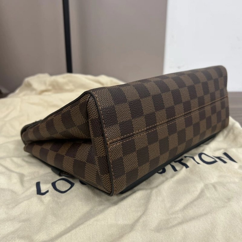 LV 棋盤格 vavin手提肩背斜背包 25*17*9.5 98新配件塵袋-2