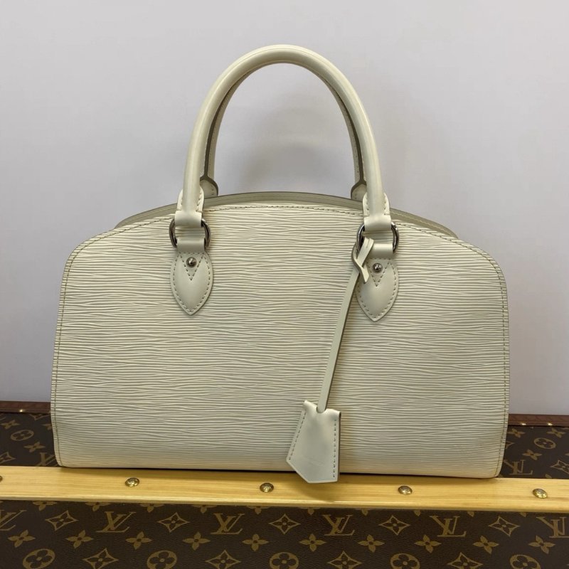 LV 白銀EPI水波紋手提包 35*21*12 98新配件塵袋-0