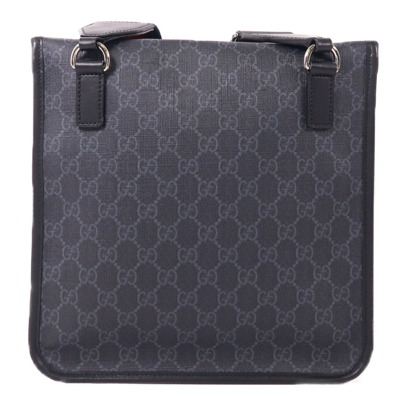 GUCCI 塗層皮革GG Supreme Messenger肩背袋-1