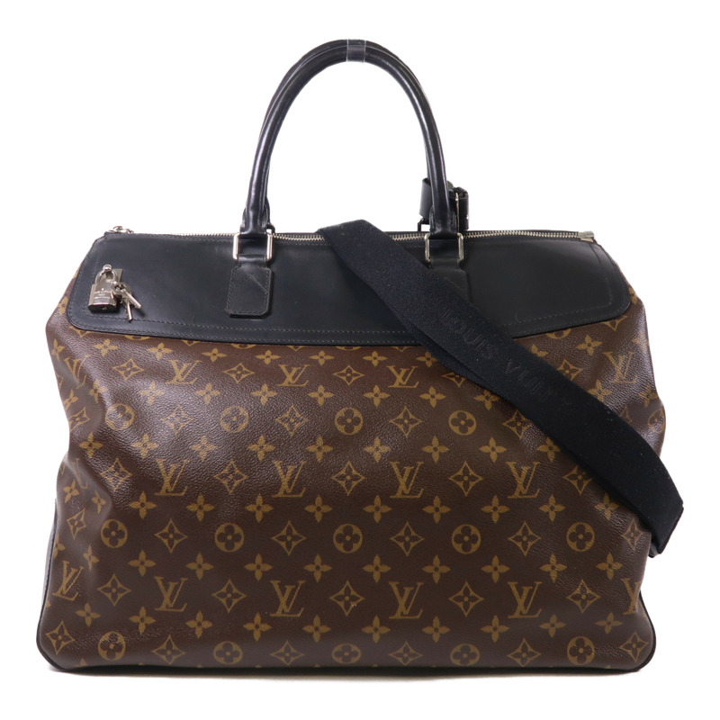 LOUIS VUITTON Monogram Greenwich銀扣手挽肩背兩用袋-0
