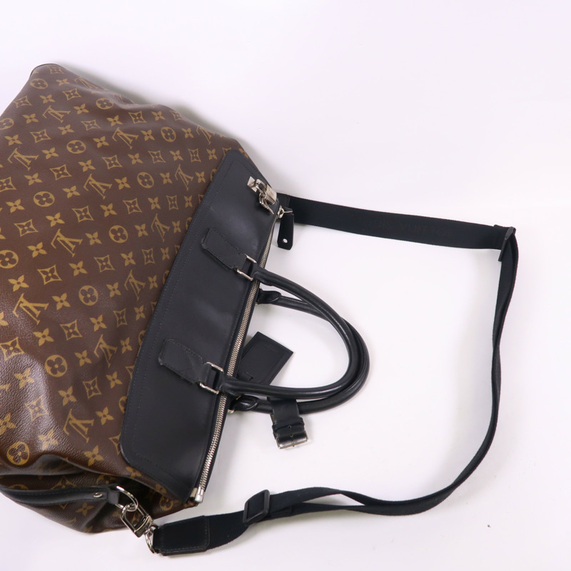 LOUIS VUITTON Monogram Greenwich銀扣手挽肩背兩用袋-7