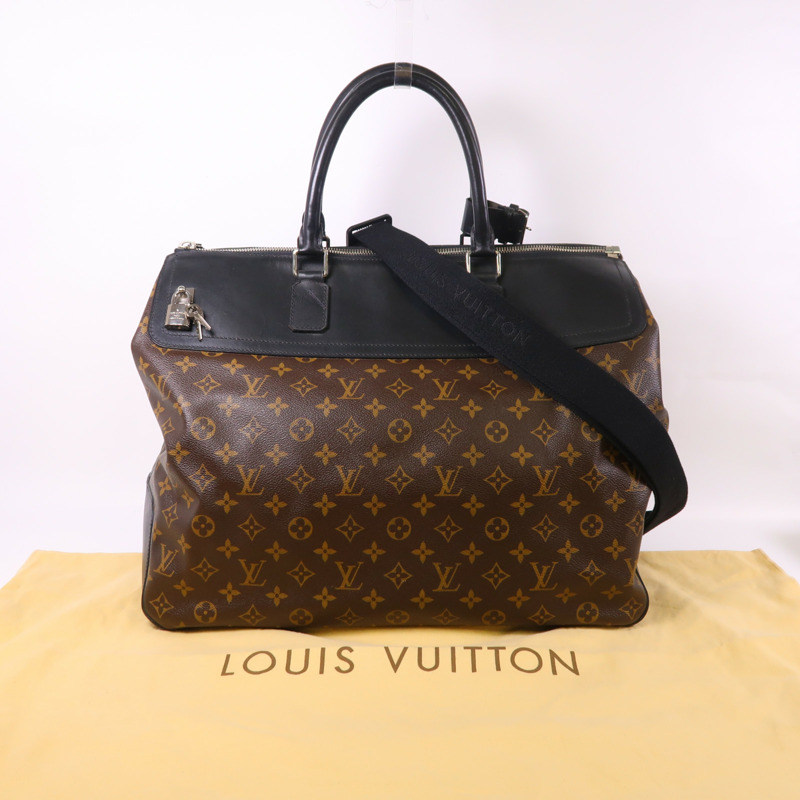 LOUIS VUITTON Monogram Greenwich銀扣手挽肩背兩用袋-8