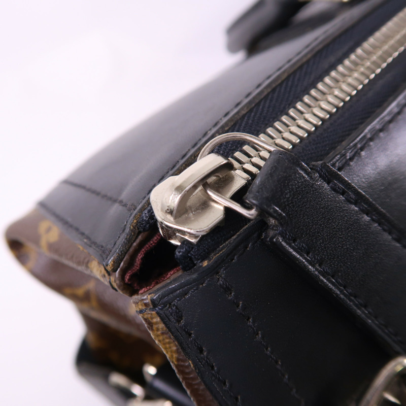 LOUIS VUITTON Monogram Greenwich銀扣手挽肩背兩用袋-16