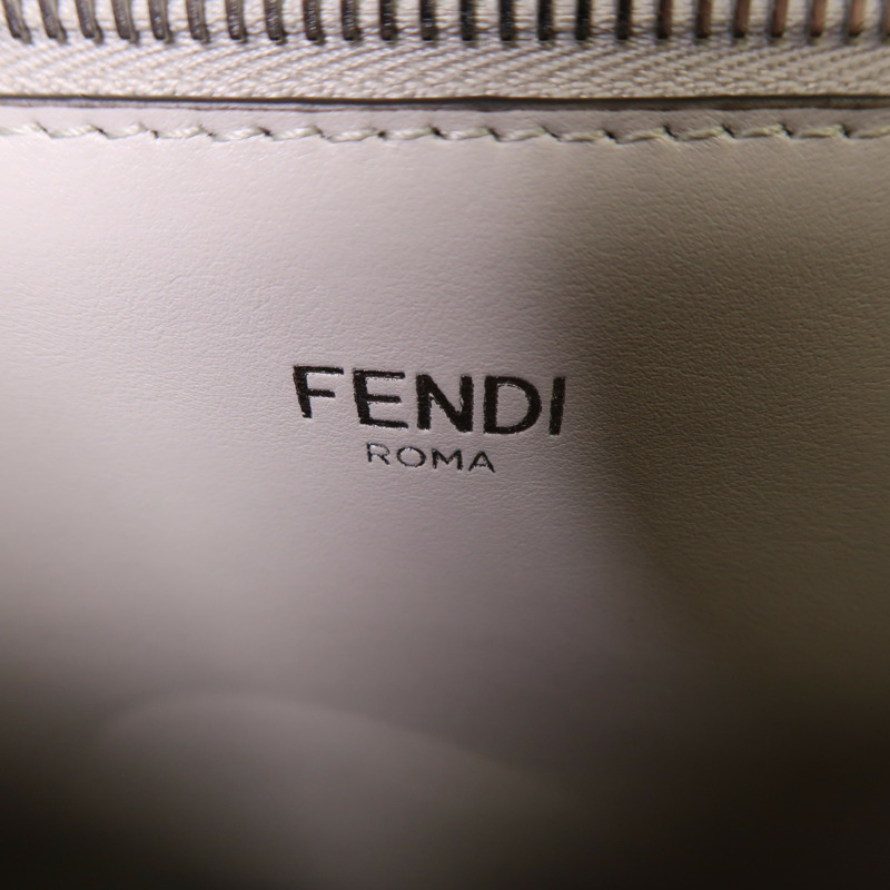 FENDI 牛皮皮革Peekaboo I See U Medium銀扣手挽肩背兩用袋-6