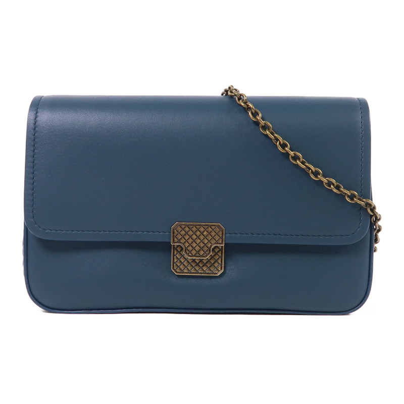 BOTTEGA VENETA 牛皮皮革Chain Shoulder鏈帶肩背袋-0