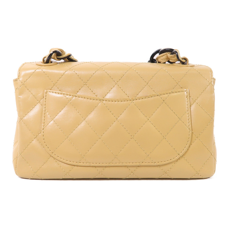 CHANEL 羊皮皮革Chain Shoulder鏈帶肩背袋-1