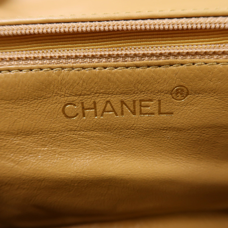 CHANEL 羊皮皮革Chain Shoulder鏈帶肩背袋-5