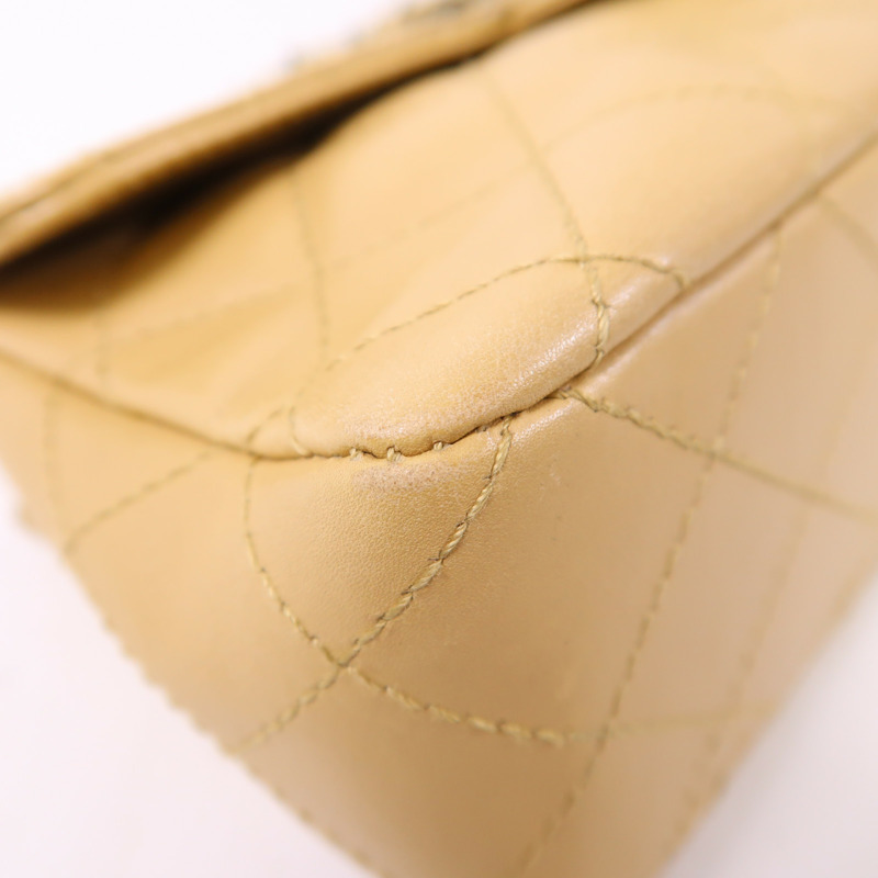 CHANEL 羊皮皮革Chain Shoulder鏈帶肩背袋-11