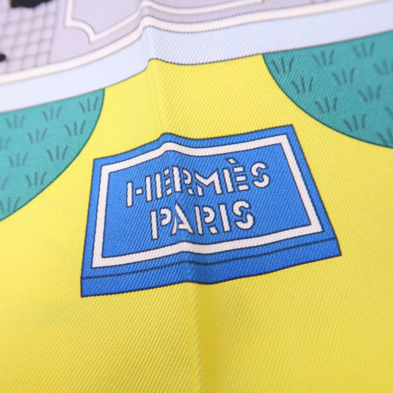 HERMES 絲質Scarf絲巾-6