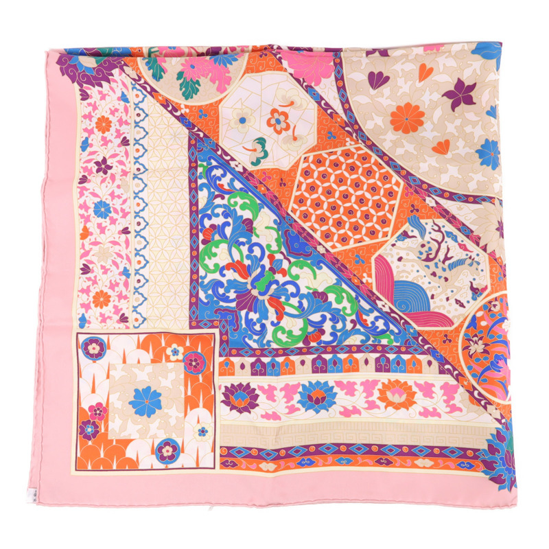 HERMES 絲質Scarf絲巾-3