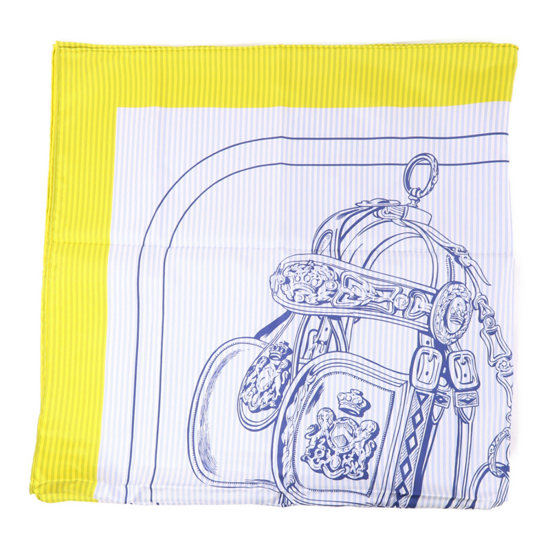 HERMES 絲質Scarf絲巾-1
