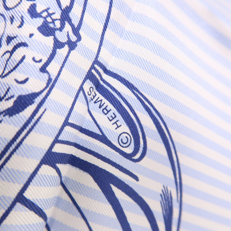 HERMES 絲質Scarf絲巾-5